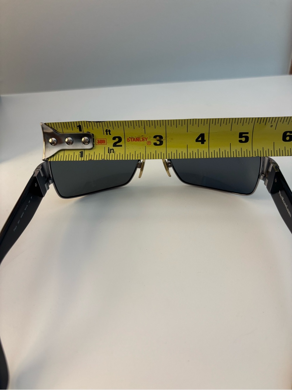 RALPH LAUREN POLO POLARIZED 3041 9002/81 SILVER/BLACK AUTHENTIC SUNGLASSES 64-14 - Picture 16 of 16